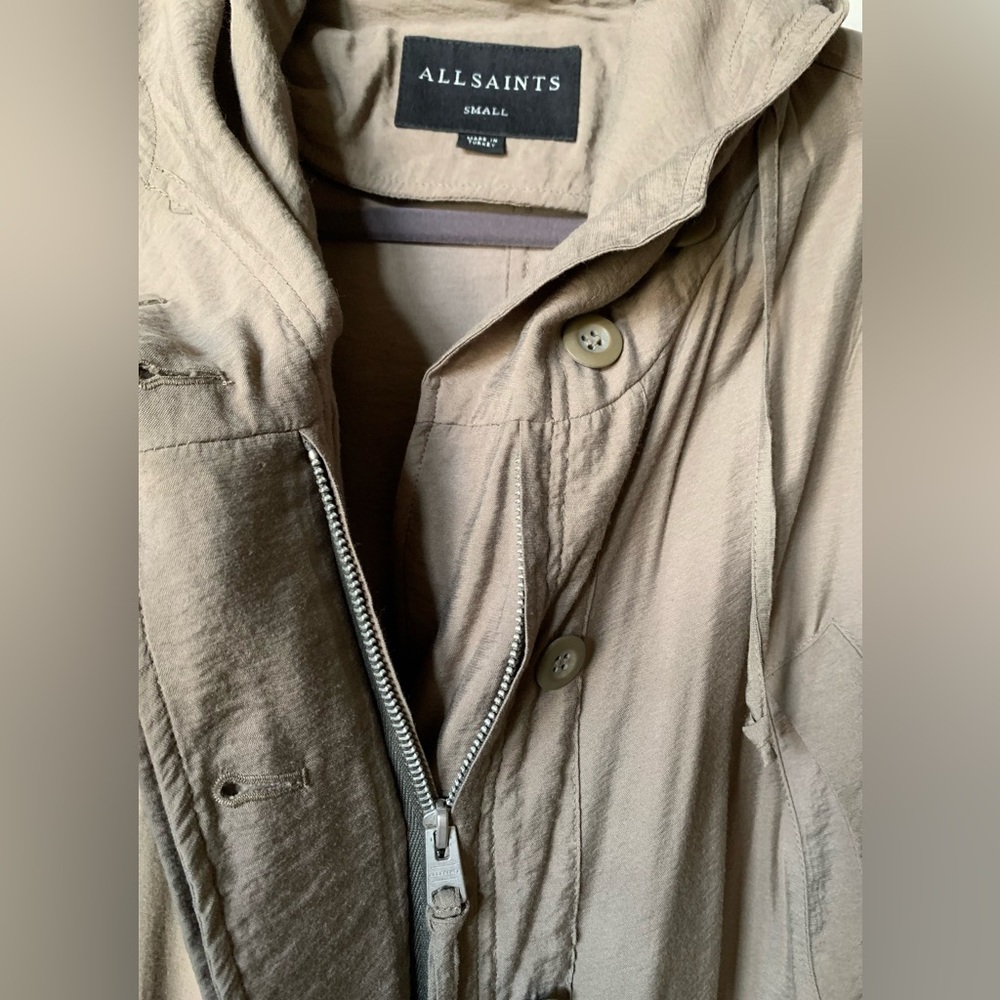 ALL SAINTS Kinsley Parka Size Small - Picture 7 of 9